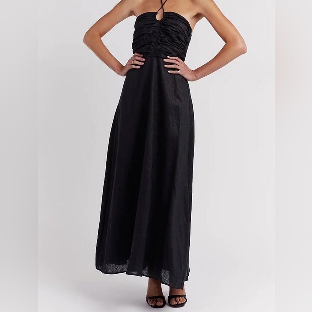 DISSH Flow Halter Midi Dress
